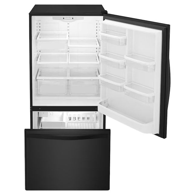 Whirlpool 30" Bottom Freezer Refrigerator 18.7 Cu. Ft. Black WRB329DMBB - Assessment Photo 6