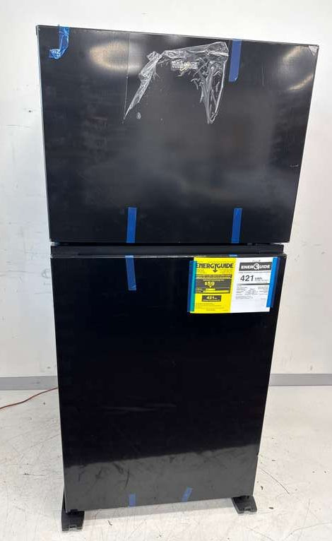Whirlpool 30" Top Freezer Refrigerator 19.3 cu. ft Black WRTX3019SB - Assessment Photo 6