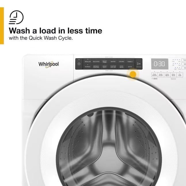 Whirlpool Stackable Front Load Washer 4.5 cu. ft Chrome Shadow WFW6605MC - Assessment Photo 6