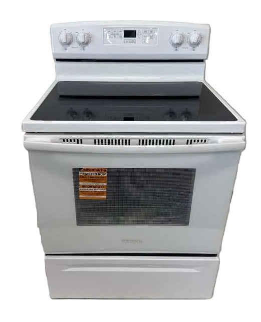 Amana 30" Freestanding Electric Range 4.8 cu. ft White AER6303MFW - Assessment Photo 7