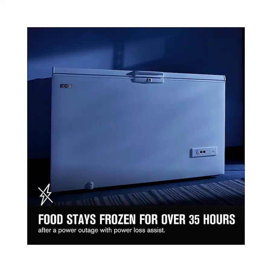Maytag Garage Ready Chest Freezer w/ Power Loss Assist 16 cu. ft MZC5216LW - Assessment Photo 7