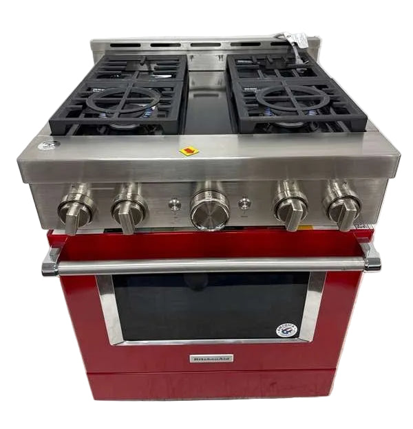 KitchenAid 30" Slide-In Gas Range 4.1 cu ft Convection KFGC500JPA - Assessment Photo 8