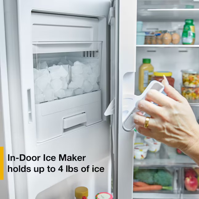 Whirlpool 36" French Door Refrigerator Ice Maker Black WRFF3536SV - Assessment Photo 8