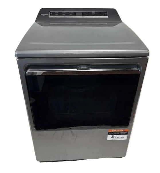 Whirlpool Electric Dryer 7.4 Cu. Ft Smart Steam WED8127LC - Assessment Photo 8