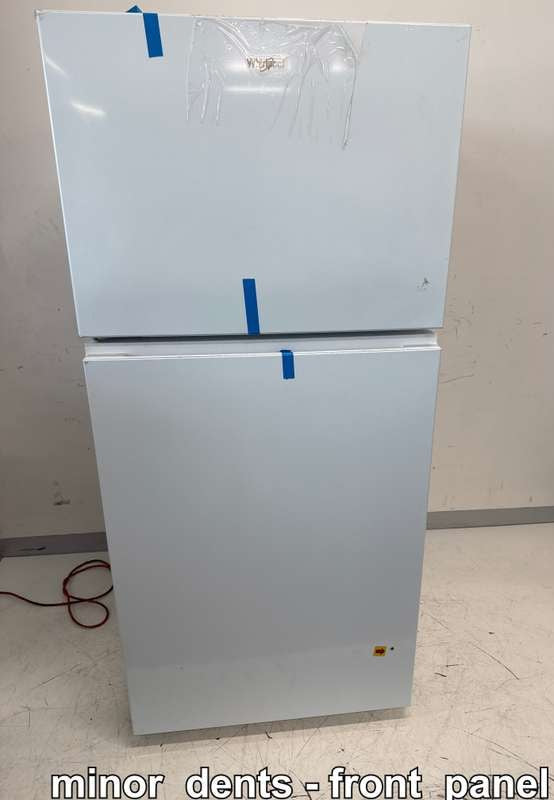 Whirlpool 30" Top Freezer Garage Ready Refrigerator 19 cu. ft White WRTX3119SW - Assessment Photo 9