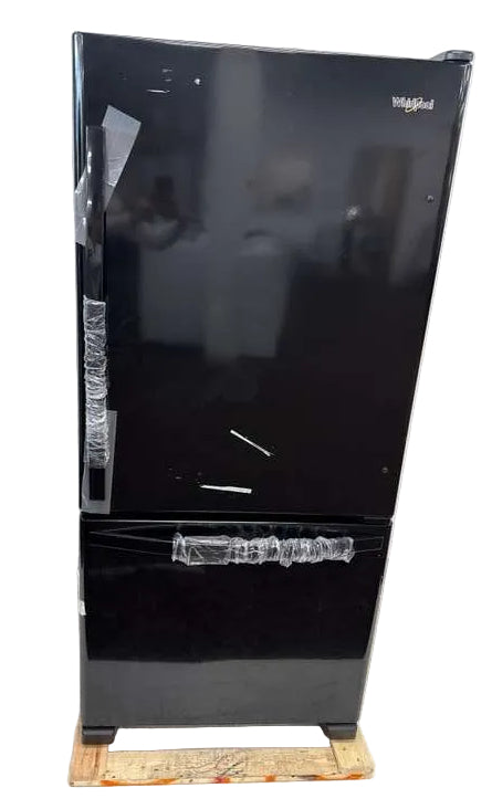 Whirlpool 30" Bottom Freezer Refrigerator 18.7 Cu. Ft. Black WRB329DMBB - Assessment Photo 9