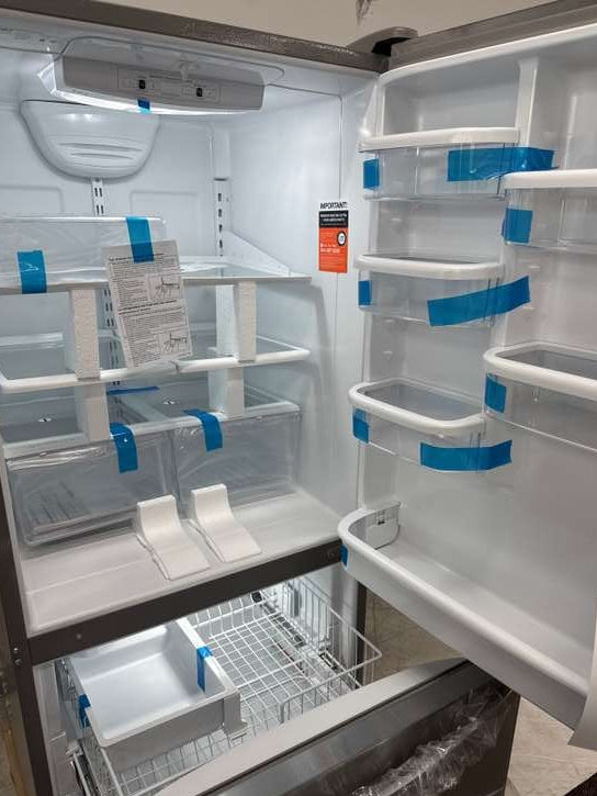 Whirlpool 30" Bottom Freezer Refrigerator 19 cu. ft Stainless Steel WRB329DMBM - Assessment Photo 9