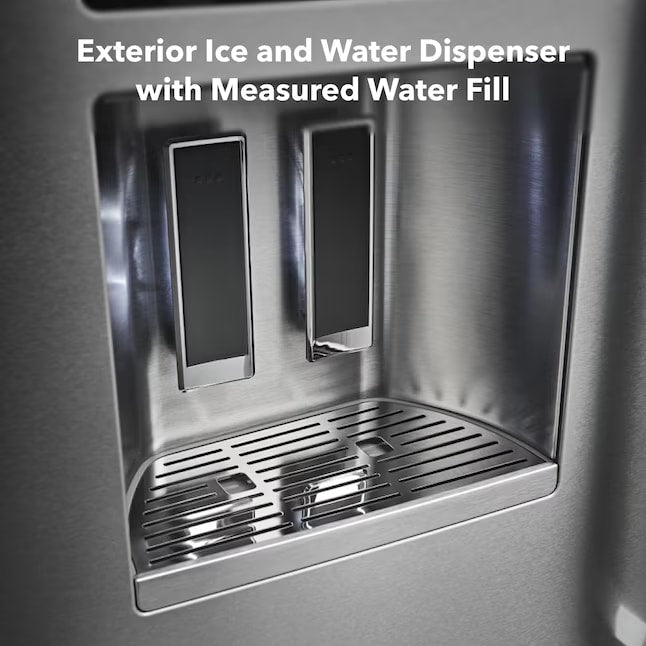 KitchenAid 27" French Door Refrigerator 27 Cu. Ft Stainless Steel KRFF577KPS - Assessment Photo 9