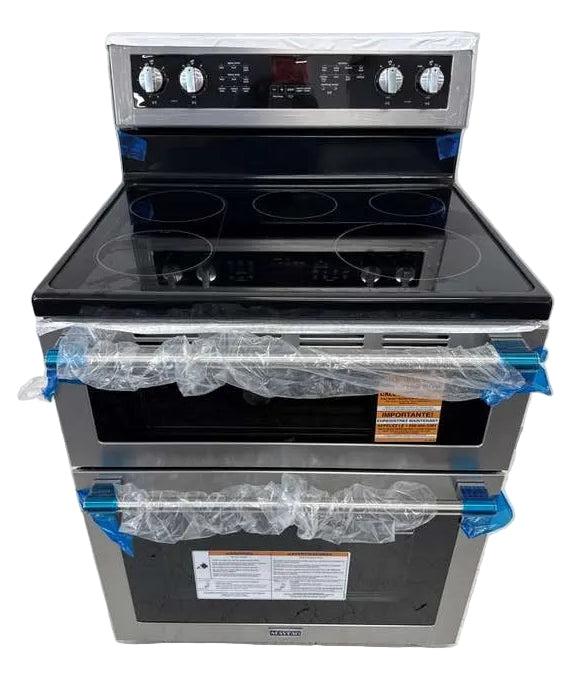 Maytag 30" Double Oven Electric Convection Range 6.7 cu. ft Stainless MET8800FZ - Assessment Photo 9