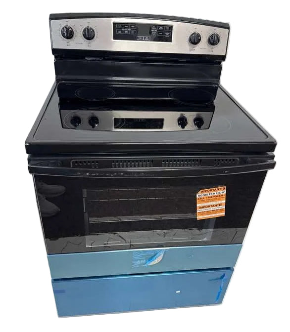 Amana 30" Freestanding Electric Range Oven 4.8 cu. ft Stainless Steel AER6303MMS - Assessment Photo 9