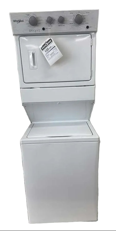 Whirlpool Stacked Top Load Washer Gas Dryer 3.5 Cu. Ft 5.9 Cu. Ft WGT4027HW - Assessment Photo 9