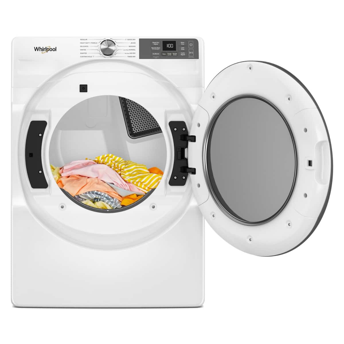 Whirlpool 7.4 cu. ft Smart Front Load Gas Dryer WGD5720RW  White - Image 5