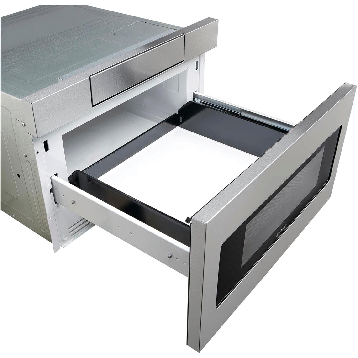 Sharp Built-In 24" Microwave Drawer 1.2 Cu. Ft Stainless Steel SMD2470ASY - Image 2