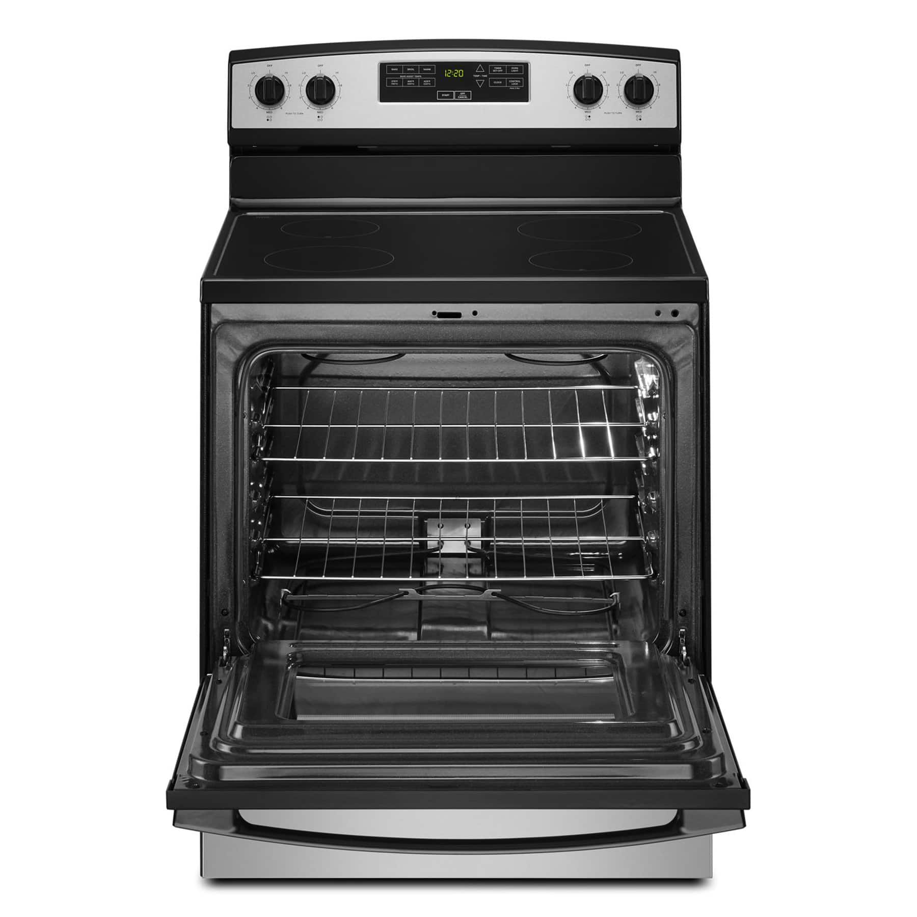 Amana 30" Freestanding Electric Range 4.8 cu. ft Stainless Steel AER6303MMS - Image 2