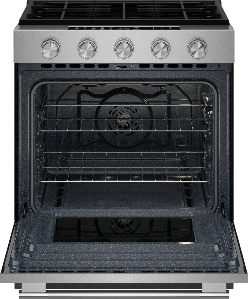 KitchenAid 30" Slide-In Gas Range 5.0 cu. ft Convection Stainless KSGS330SPS - Image 5