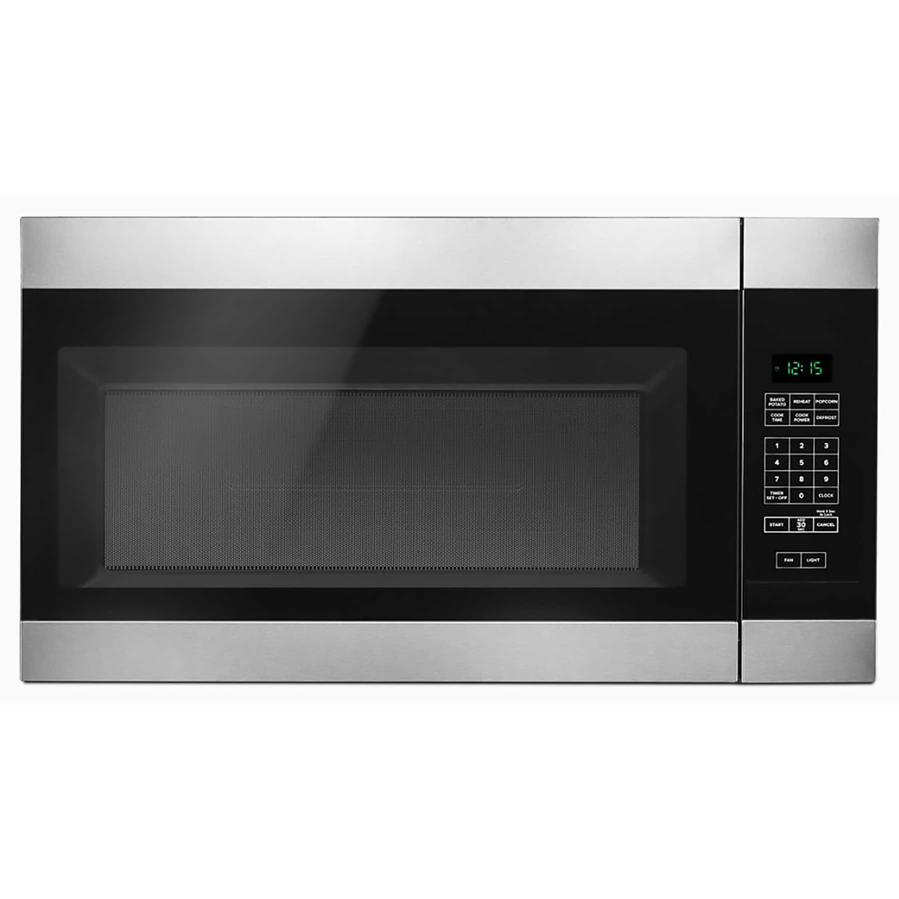 Amana 30" Over-the-Range 300 CFM Microwave 1.6 Cu. Ft Stainless Steel AMV2307PFS - Image 1