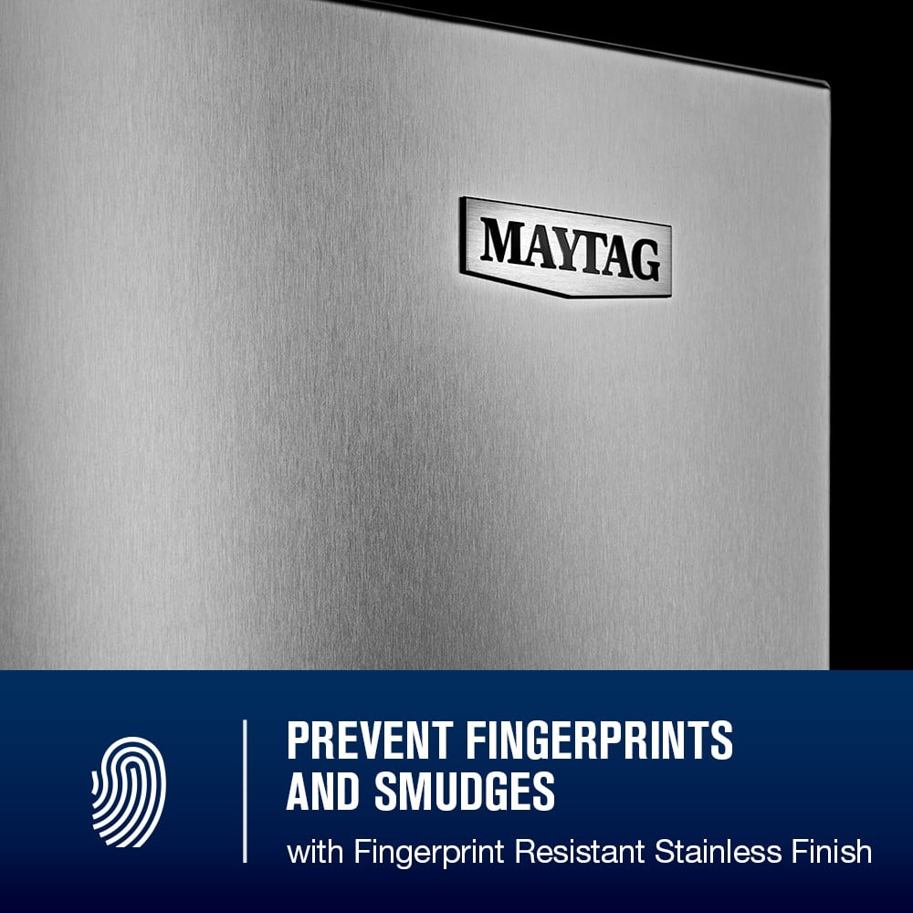 Maytag 36" Side-by-Side Built-In Refrigerator 28.7 Cu. Ft Stainless MRSF6636RZ - Image 6