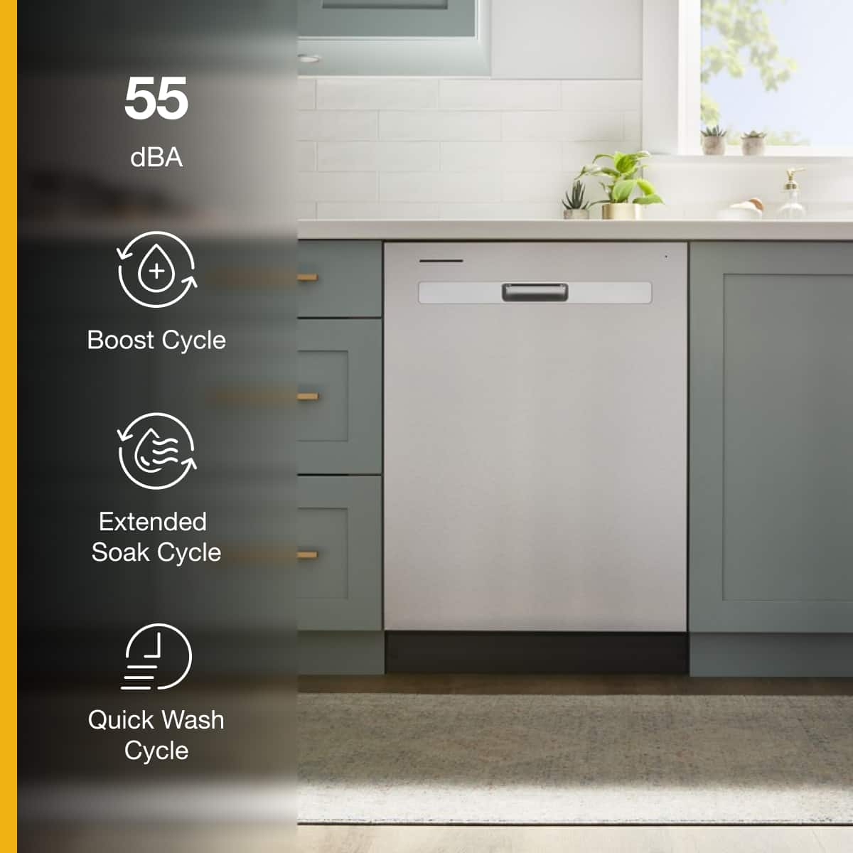 Whirlpool 24" Top Control 55 dBA Dishwasher Stainless Steel WDP540HAMZ - Image 2
