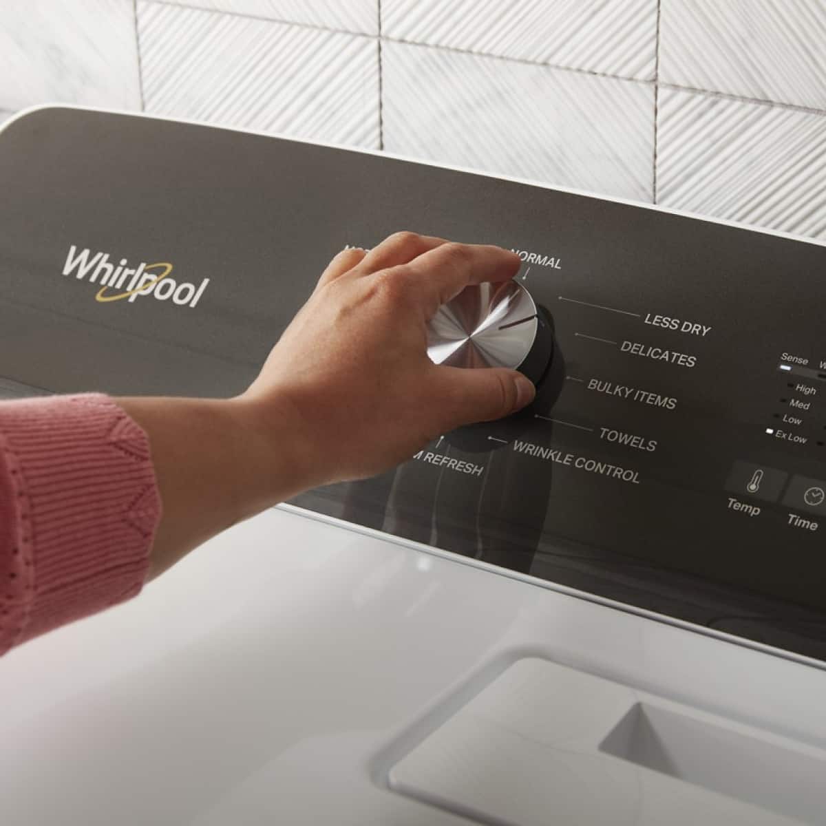 Whirlpool Gas Dryer 7.0 Cu. Ft Steam WGD5050LW - Image 10