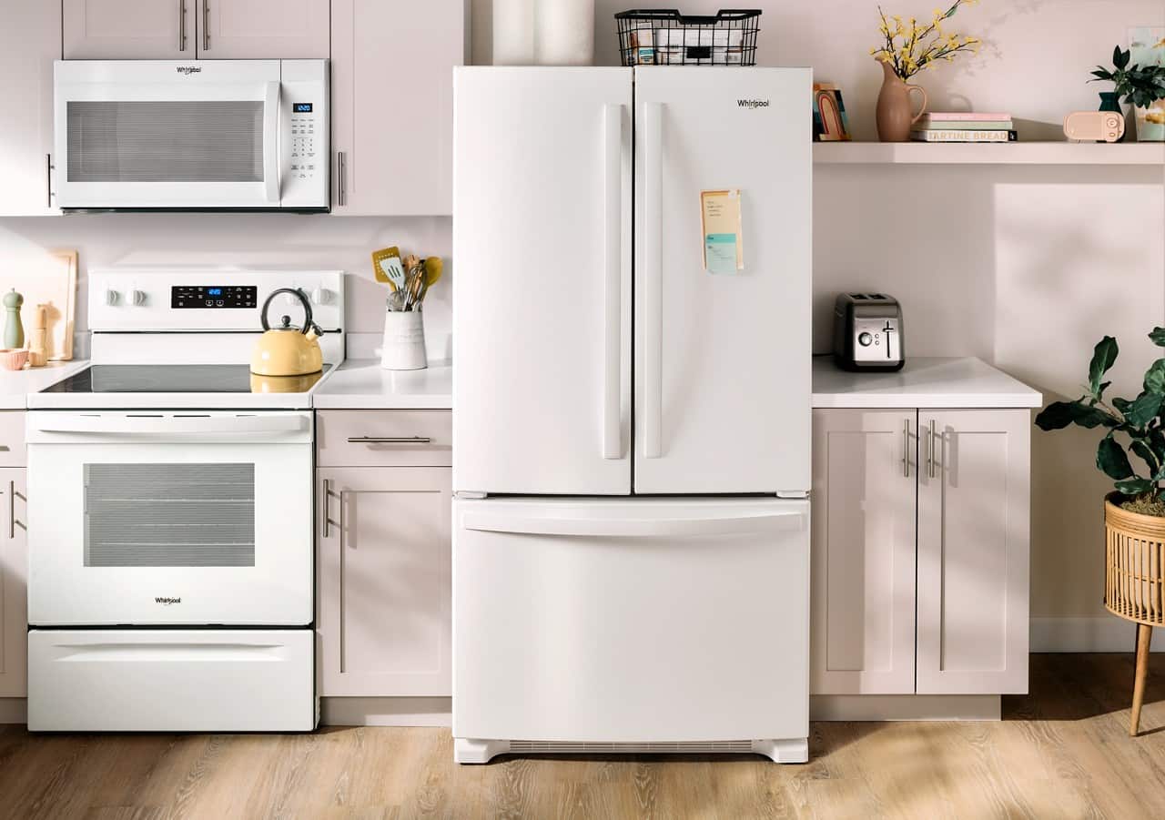 Whirlpool WRFF3036RW 25.2 Cu. Ft 36" French Door Smart Refrigerator ENERGY STAR - Image 9