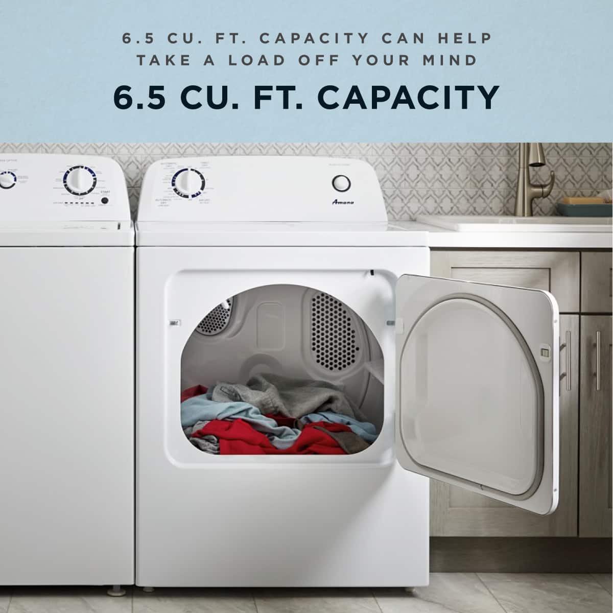 Amana Electric Dryer 6.5 Cu. Ft NED4655EW - Image 7