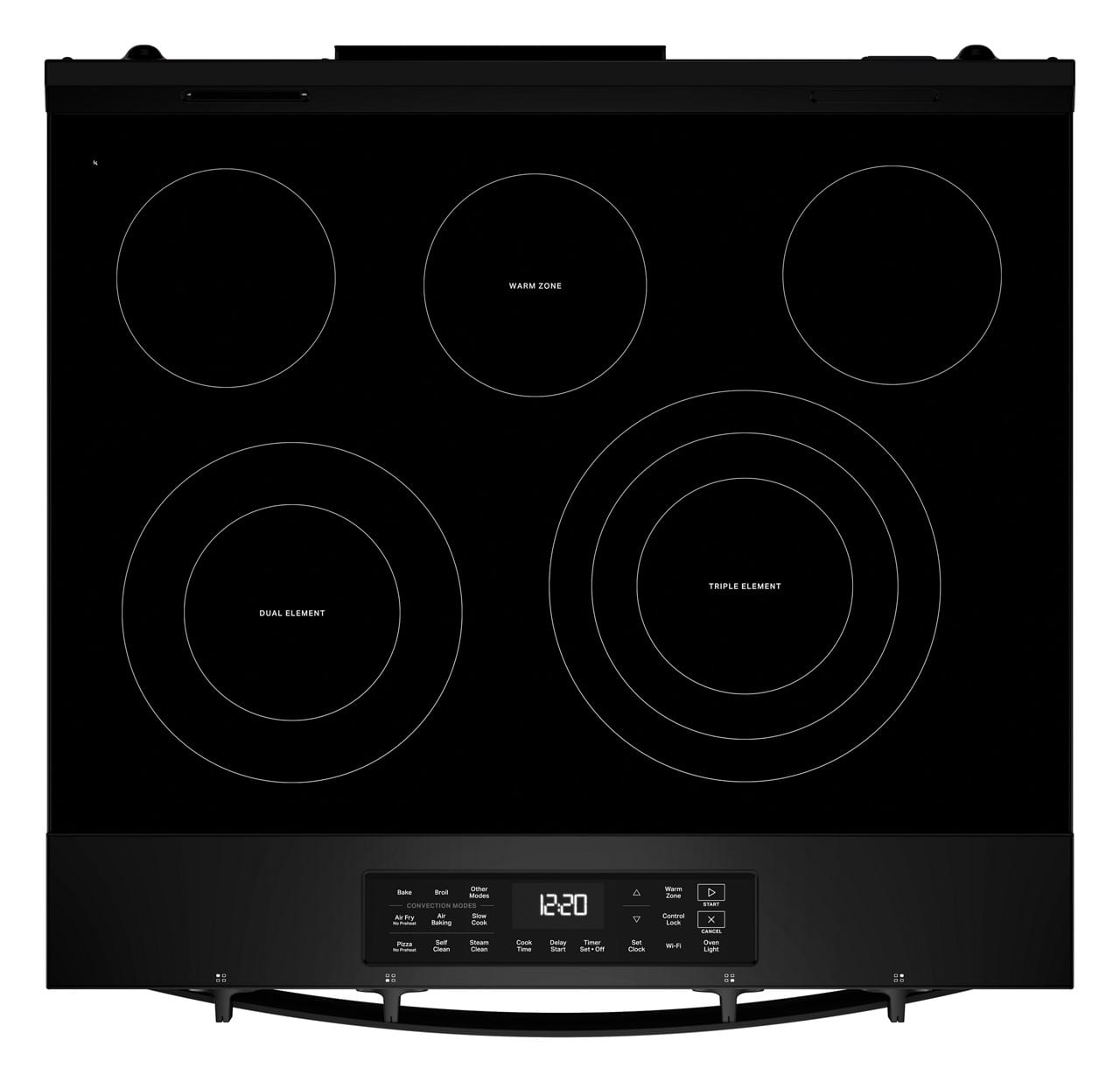 Whirlpool 30" Slide-In Electric Convection Range 5.0 cu. ft Black WSES5030SB - Image 4