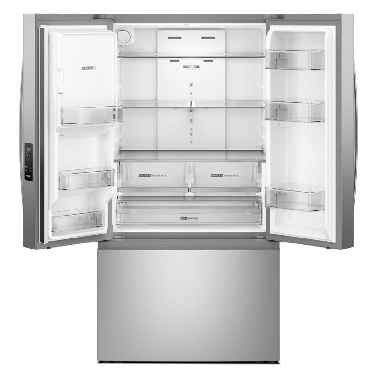 Whirlpool 36" French Door Refrigerator Ice maker 30 cu. ft Stainless WRFF3536SZ - Image 4