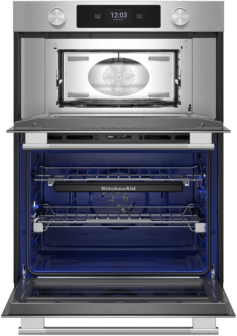 KitchenAid 30" Smart Built-In Convection Microwave Wall Oven KOEC730SPS - Image 3