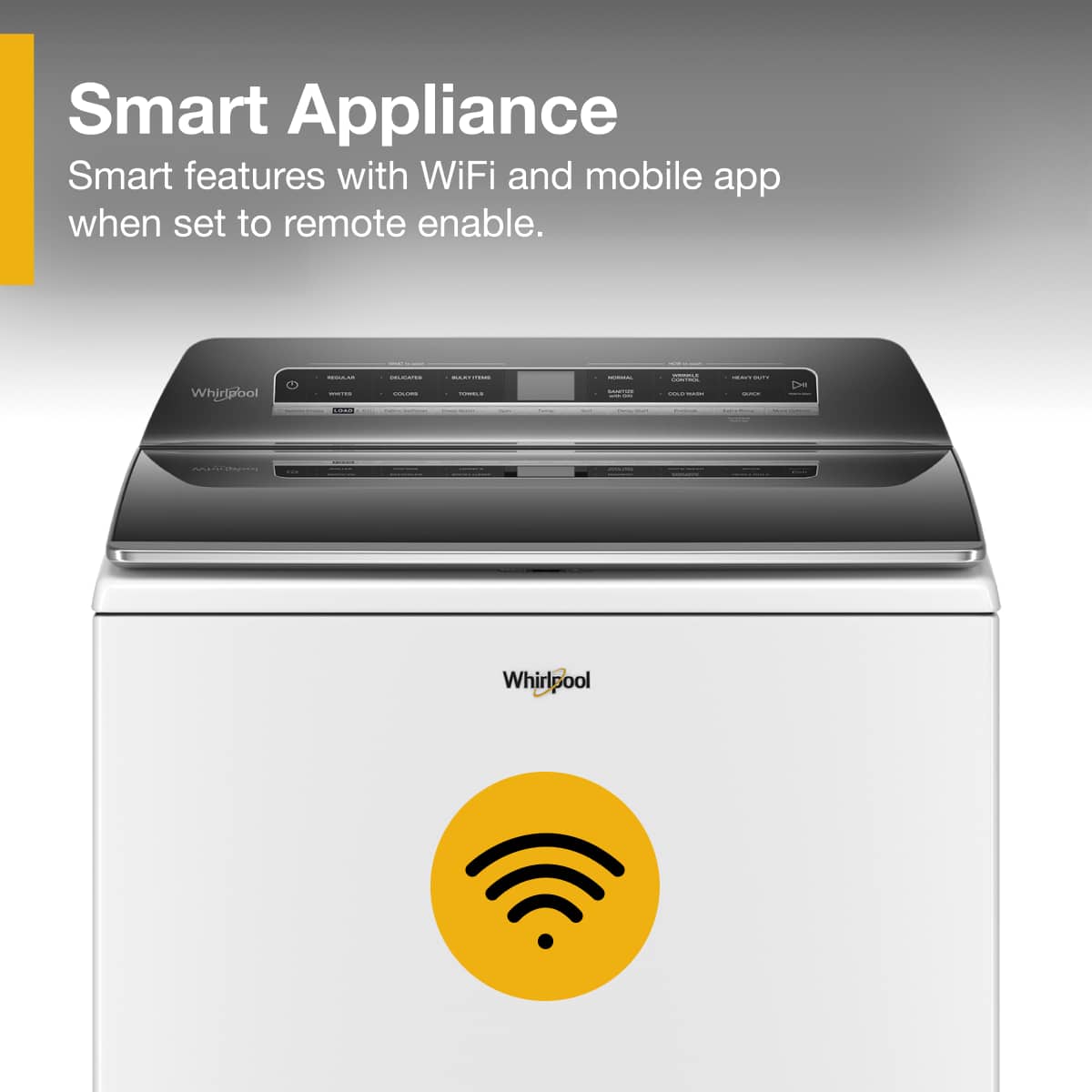 Whirlpool Top Load Washer 2-in-1 Removeable Agitator 5.3 Cu. Ft Smart WTW8127LW - Image 7