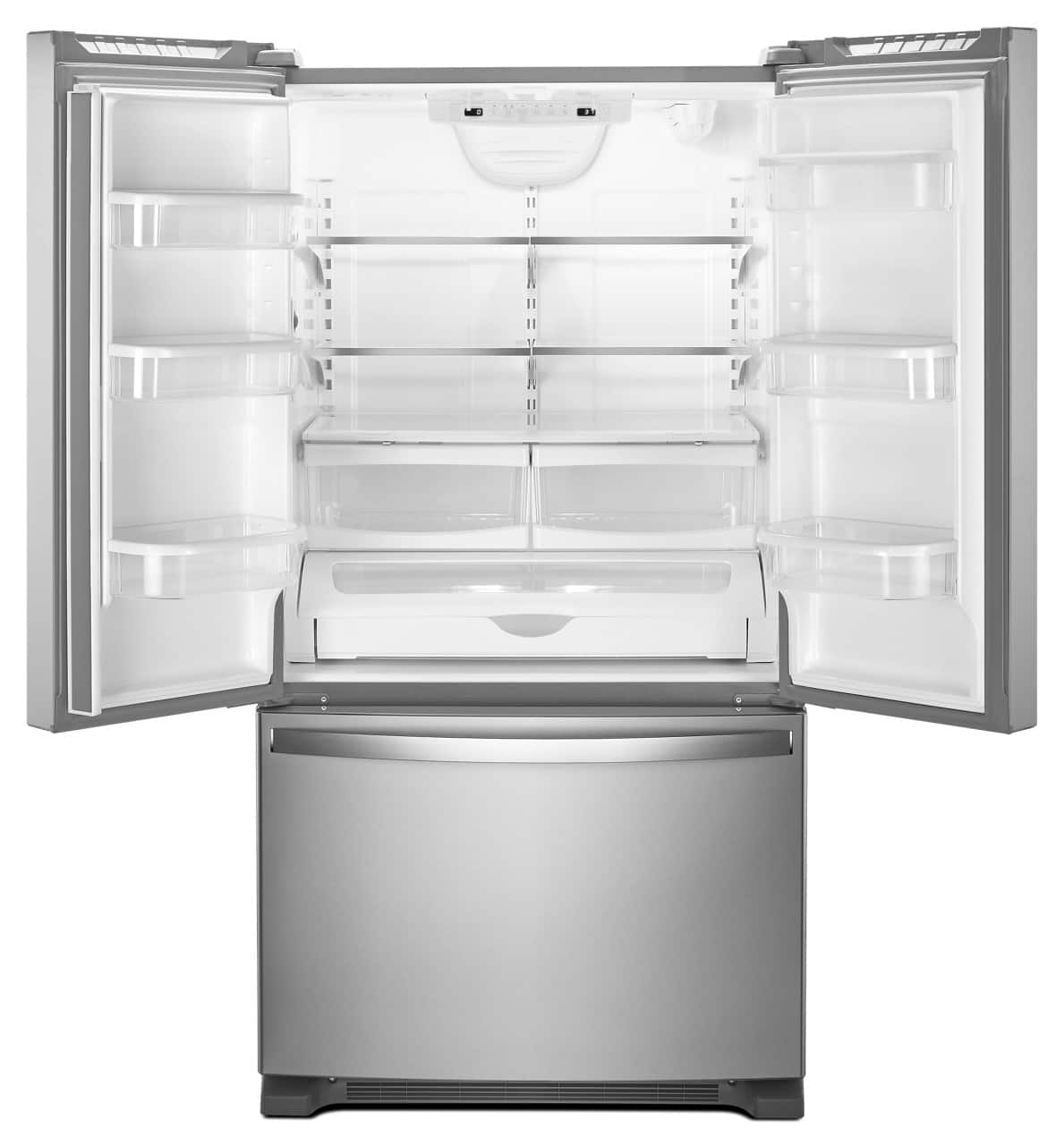 Whirlpool 33" French Door Refrigerator 22 cu. ft Stainless Steel WRFF5333PZ - Image 2