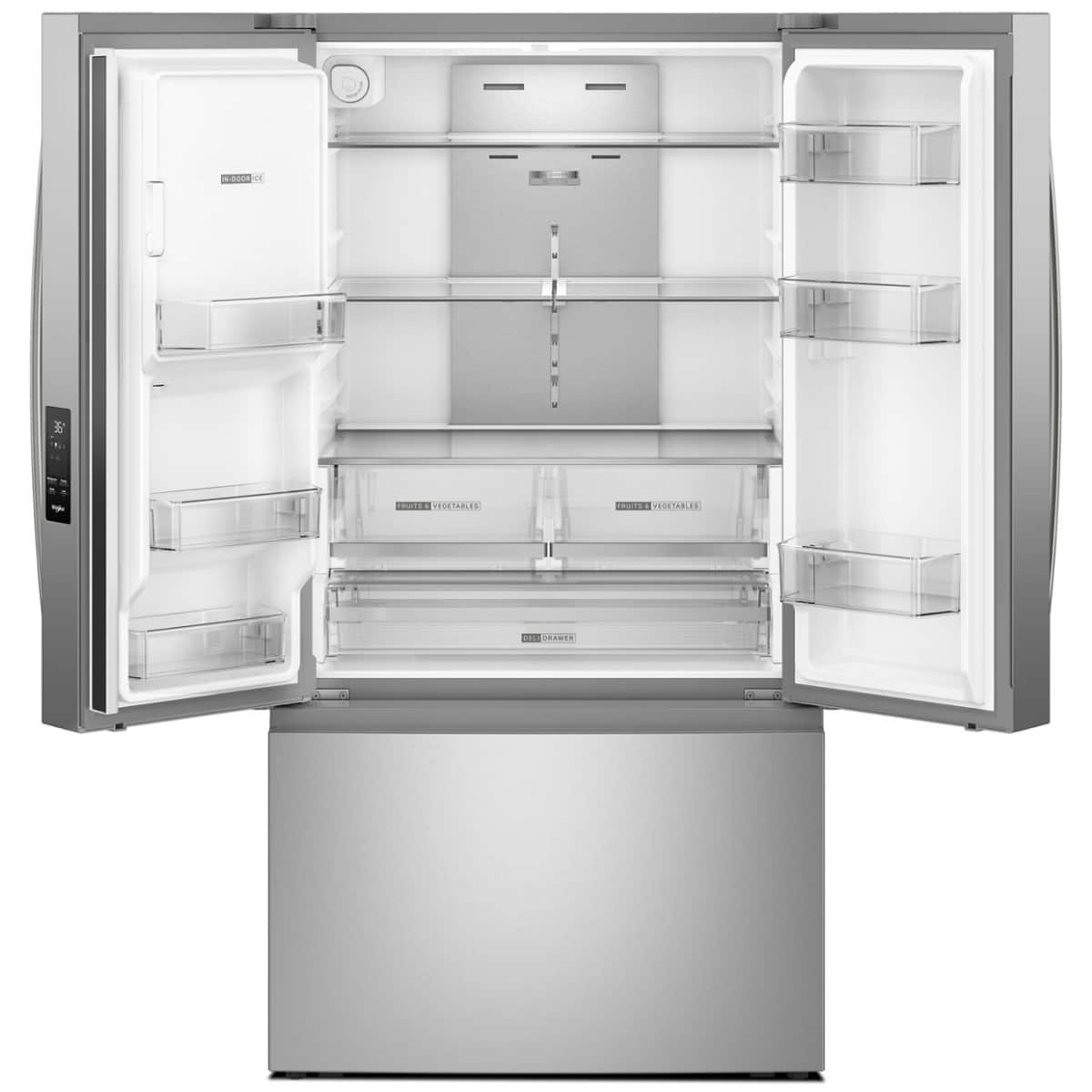 Whirlpool 36" French Door Refrigerator w/ Dual Ice maker 30 cu. ft WRFF3736SZ - Image 4