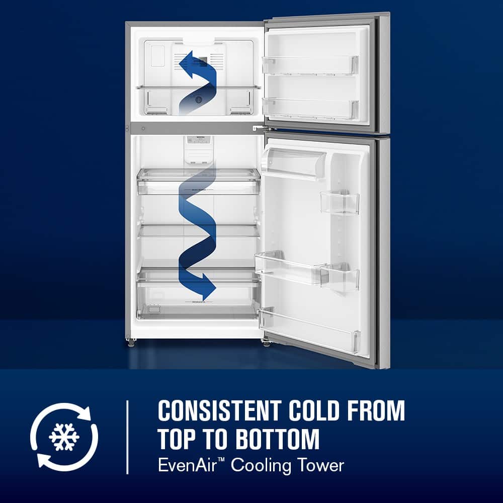 Maytag 30" Top Freezer Garage Ready Refrigerator 19 cu. ft Stainless MRTX5119SZ - Image 6