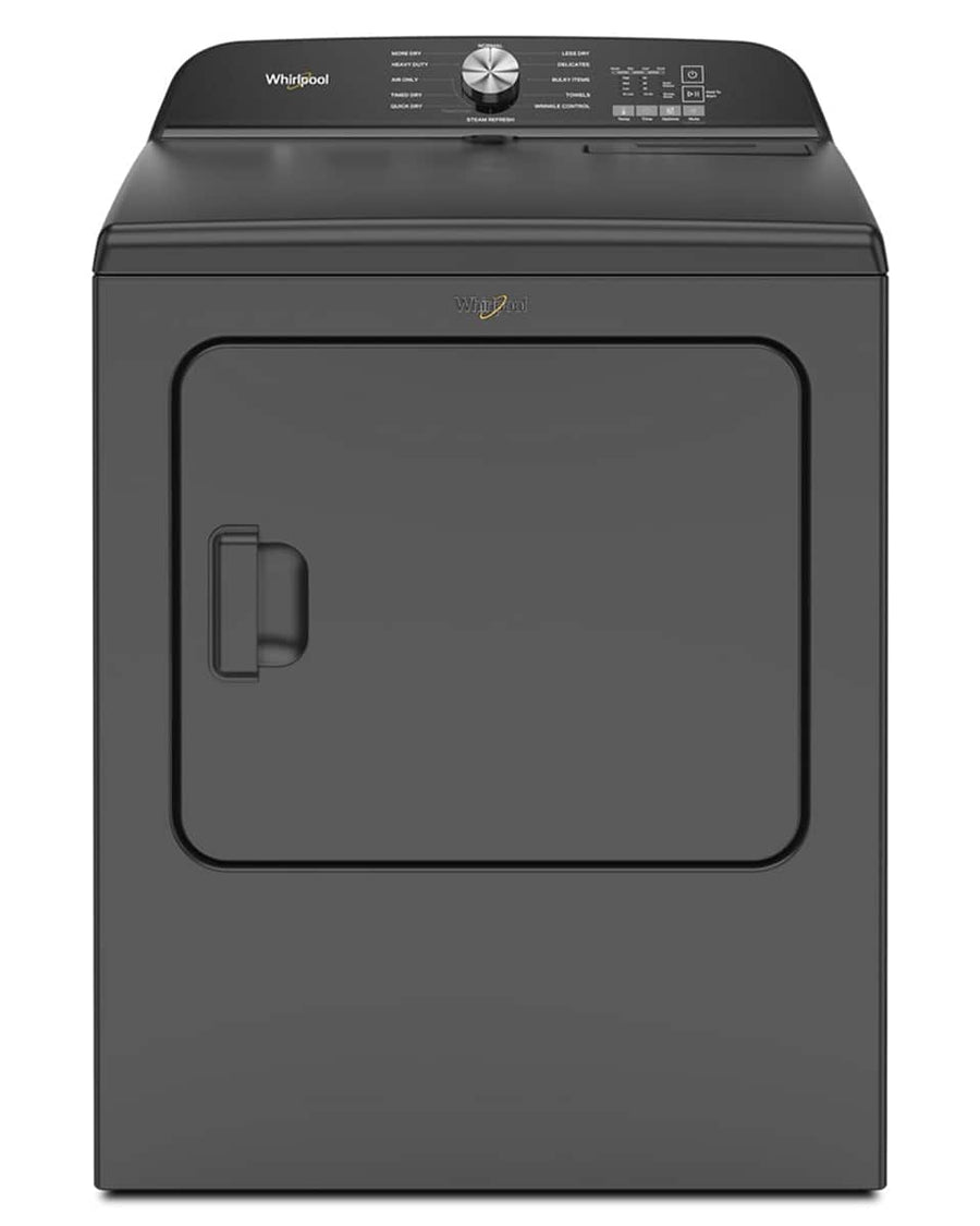 Whirlpool Electric Dryer 7.0 Cu. Ft Steam Volcano Black WED6150PB - Image 1