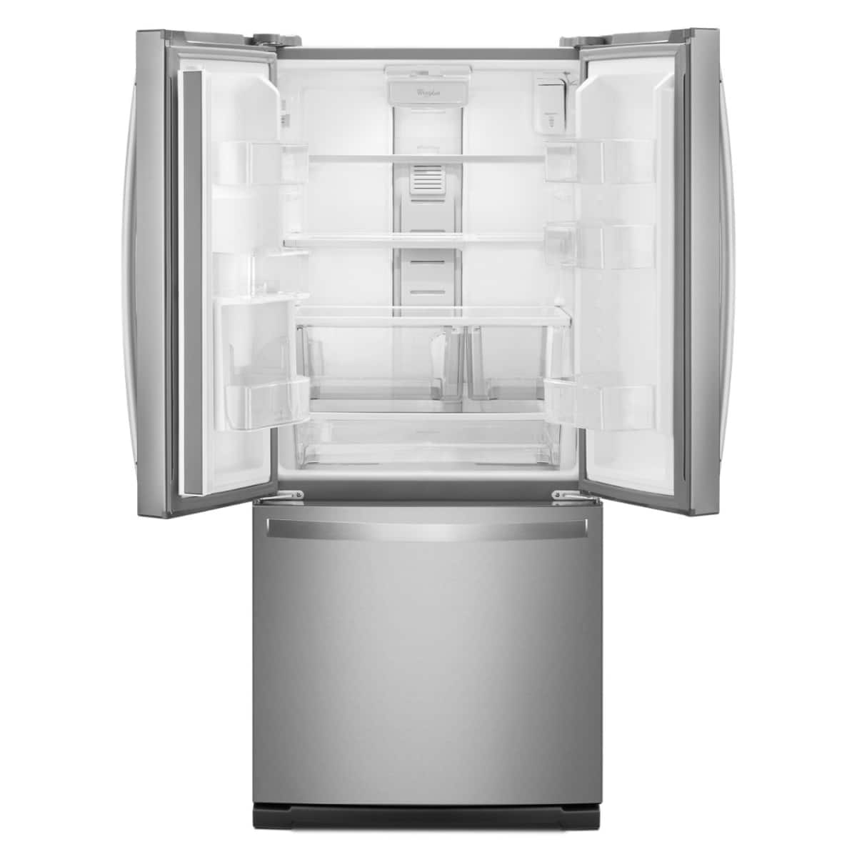 Whirlpool 30" French Door Refrigerator 20 Cu.ft Stainless Steel WRF560SEHZ - Image 4
