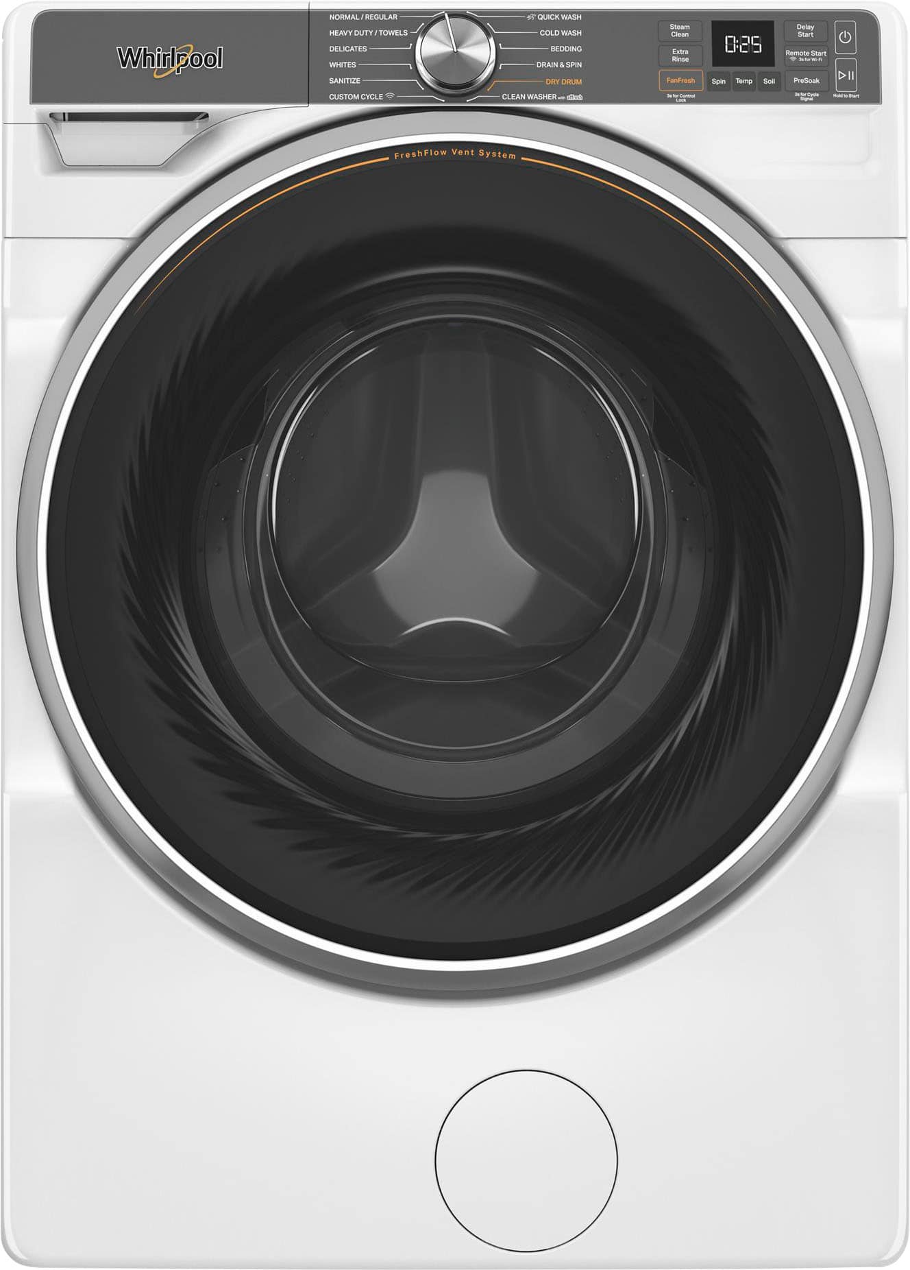 Whirlpool Front Load Washer 5.0 Cu. Ft Smart Steam WFW6720RW - Image 1