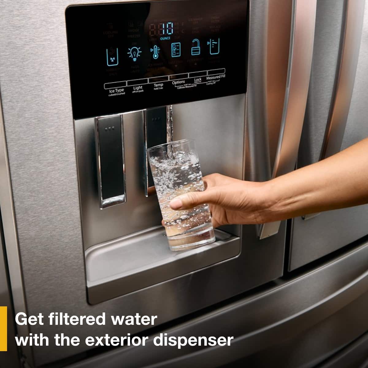 Whirlpool 36" French Door Refrigerator 25 cu. ft Stainless Steel WRMF3636RZ - Image 8