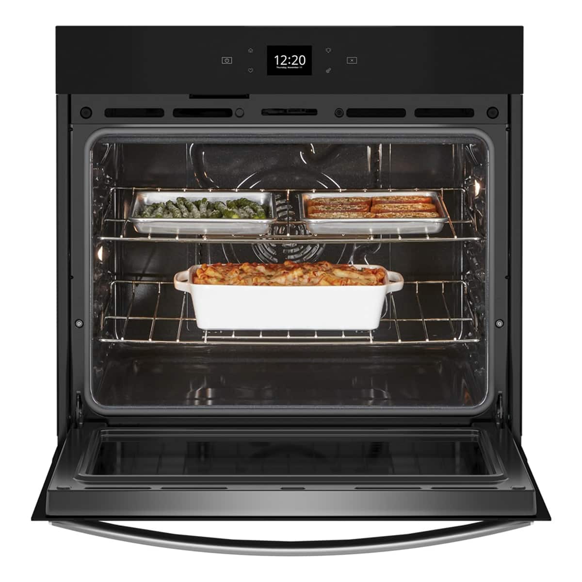 Whirlpool 30" Single Built-In Electric Convection Wall Oven Stainless WOES5030LZ - Image 3
