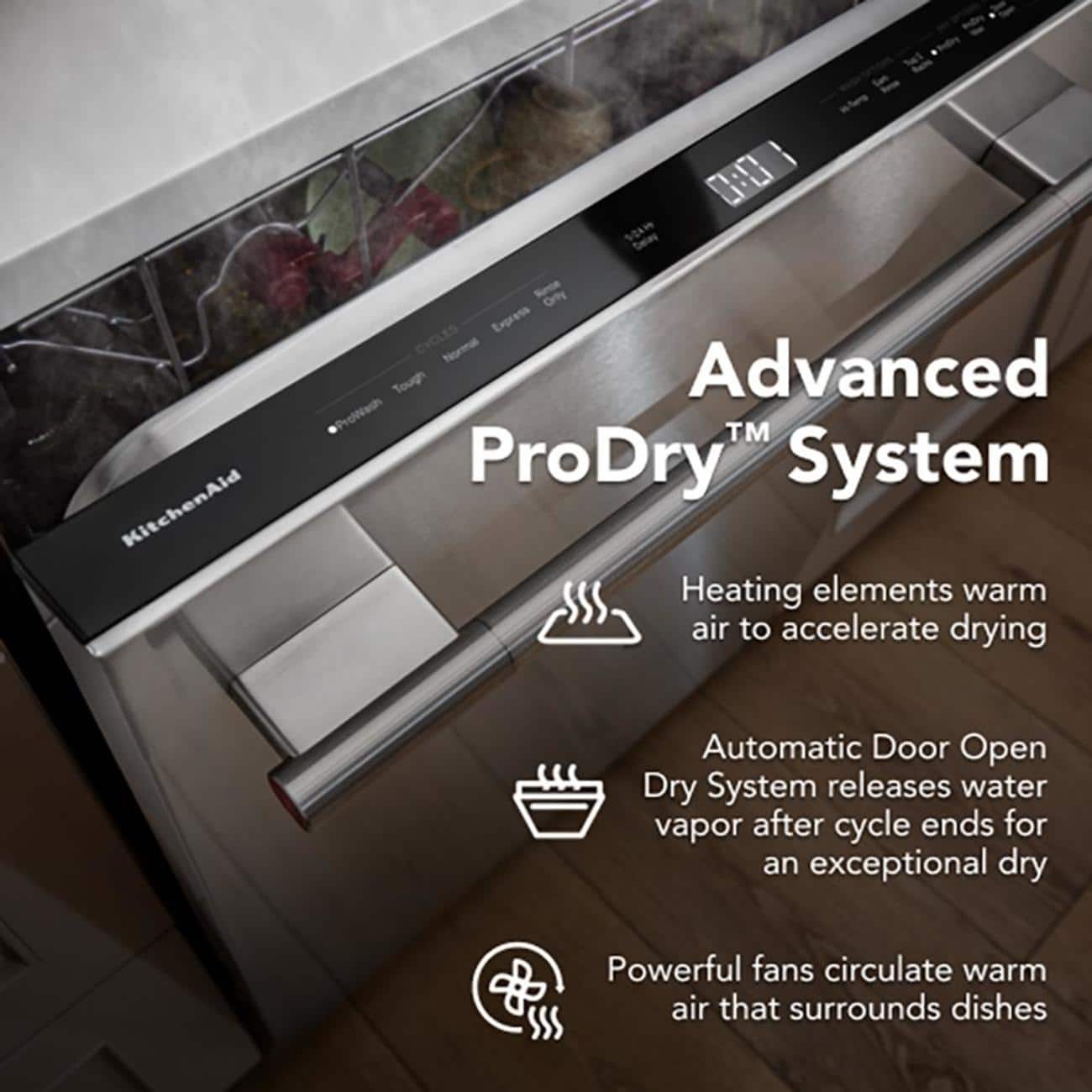 KitchenAid 24" Built-In 44 dBA Dishwasher w/ 3rd Rack & 360 Max Jets KDTS724SPS - Image 5