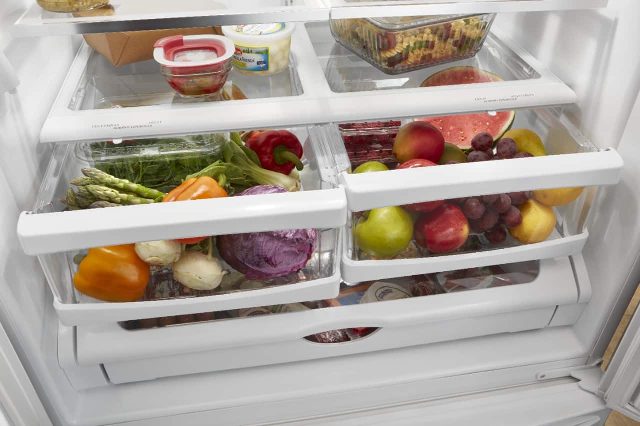 Whirlpool 33" French Door Refrigerator 22 cu. ft Stainless Steel WRFF5333PZ - Image 8