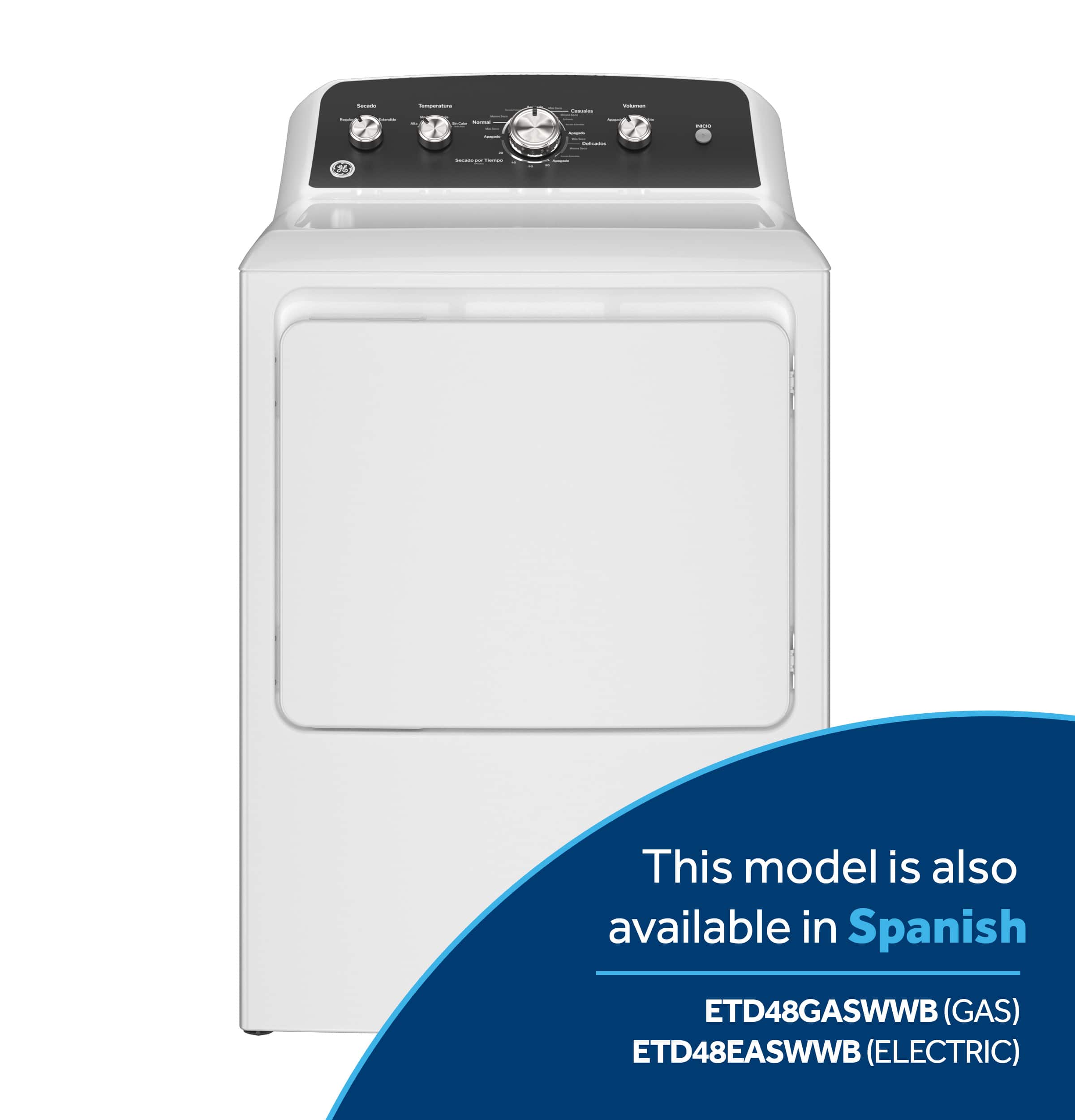 GE Electric Dryer 7.2 Cu. Ft GTD48EASWWB - Image 8