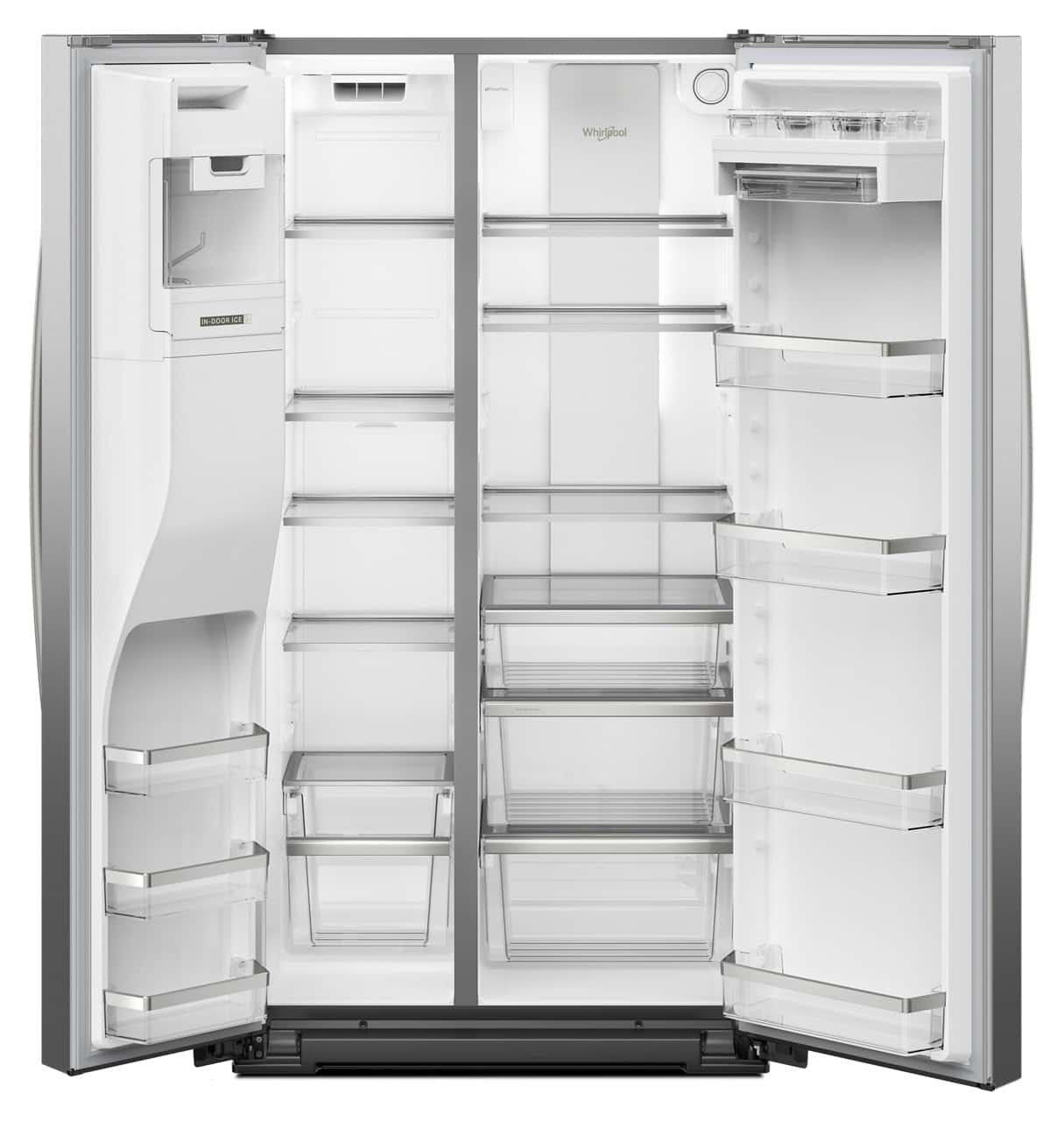 Whirlpool 36" Side-by-Side Counter-Depth Refrigerator 20.85 cu. ft WRSC6536RZ - Image 5