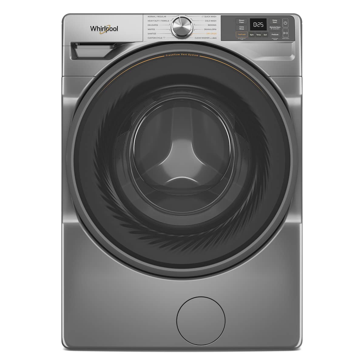 Whirlpool Front Load Washer 4.5 Cu. Ft Smart Randiant Silver WFW5720RR - Image 1