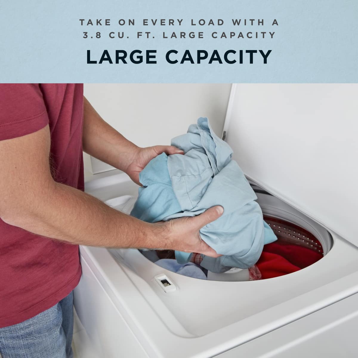 Amana Top Load Washer 3.8 Cu. Ft NTW4519JW - Image 9