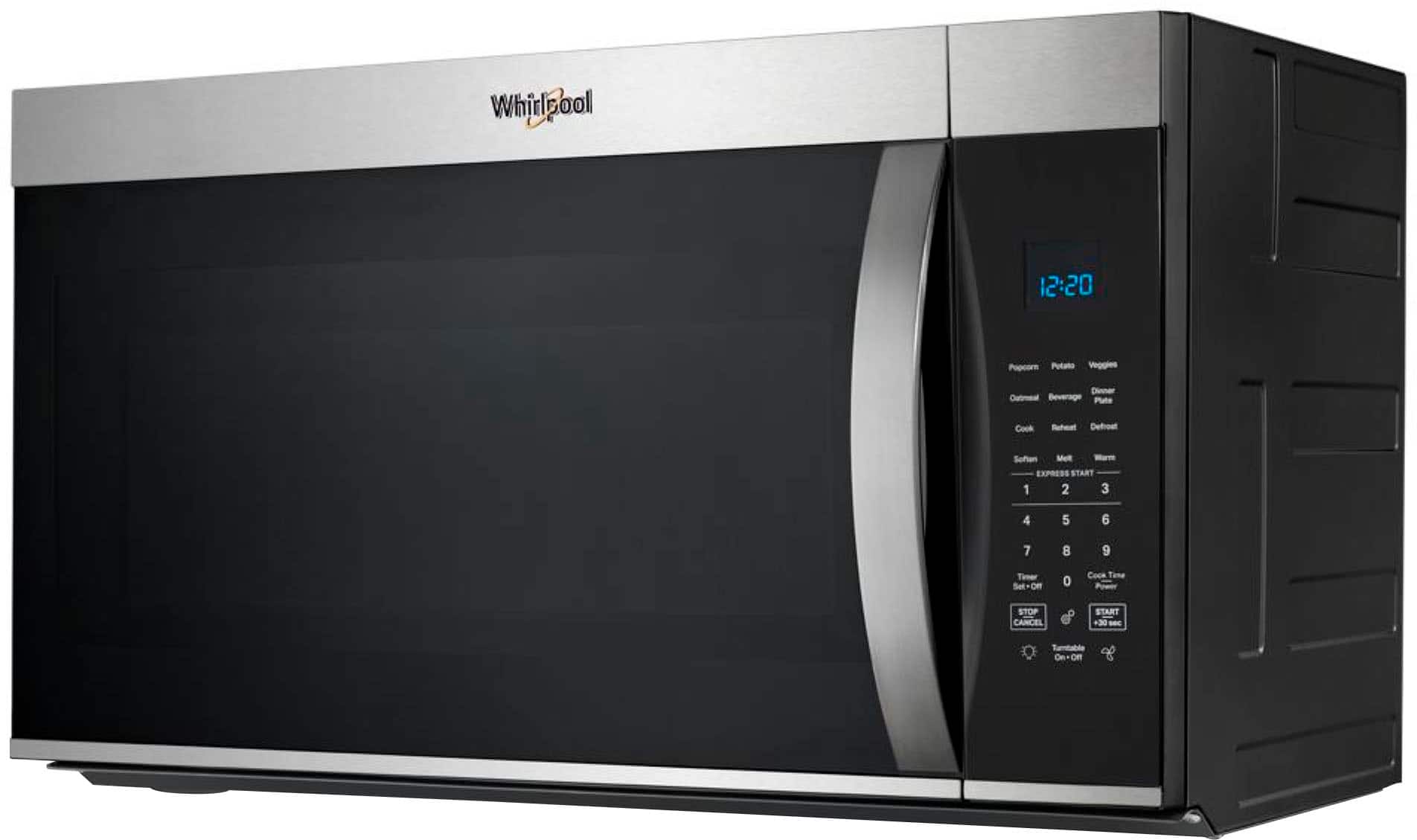Whirlpool Over-the-Range 300 CFM Microwave 1.9 Cu. Ft Stainless Steel WMMS3330RZ - Image 4