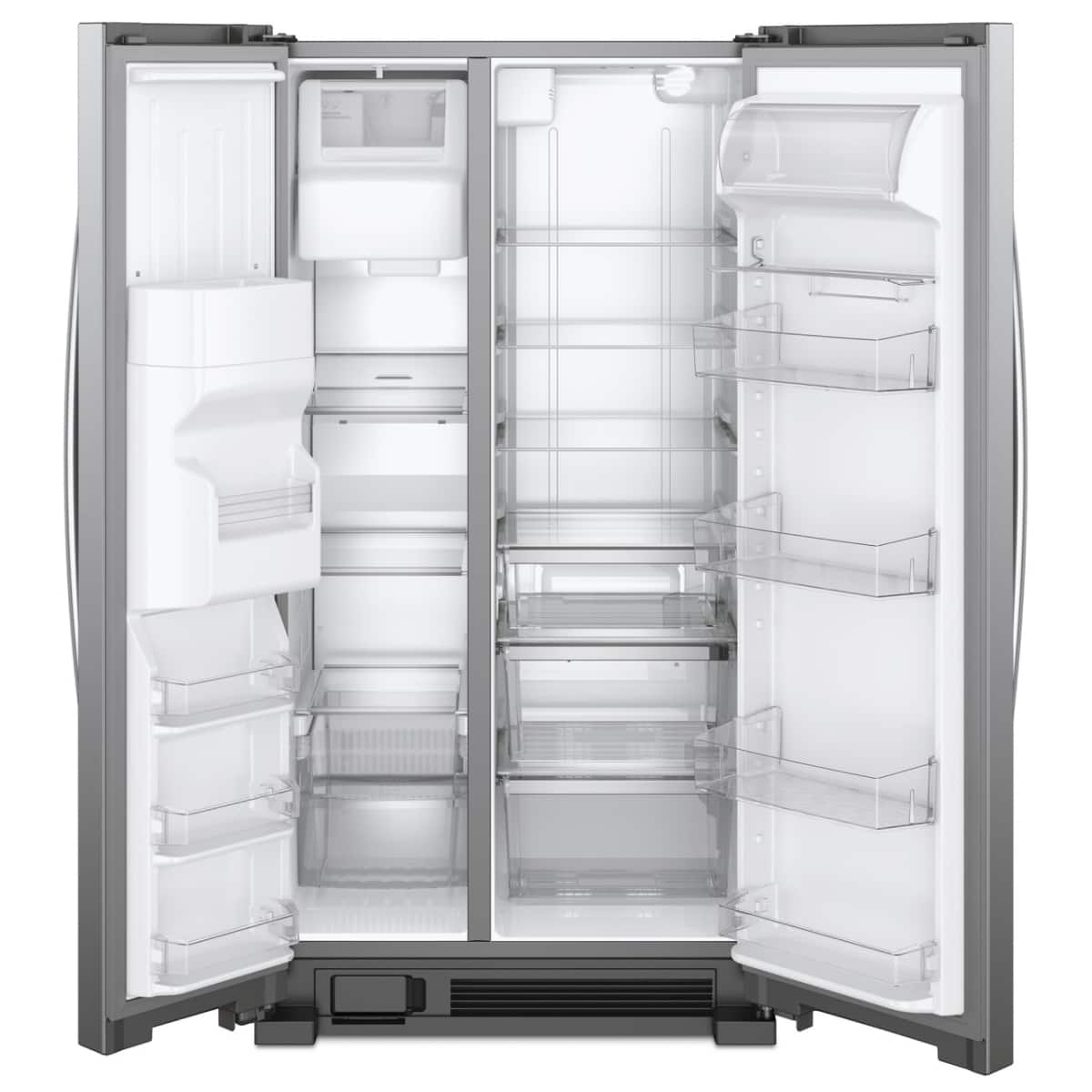 Whirlpool 33" Side-by-Side Refrigerator 21 cu. ft Stainless Steel WRS321SDHZ - Image 4