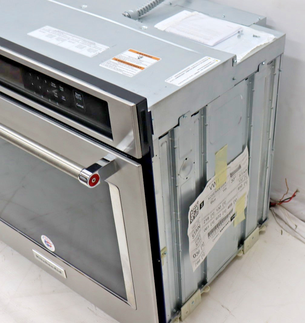 KitchenAid KOSE500ESS 30" Built-In Single Electric Convection Wall Oven in SS